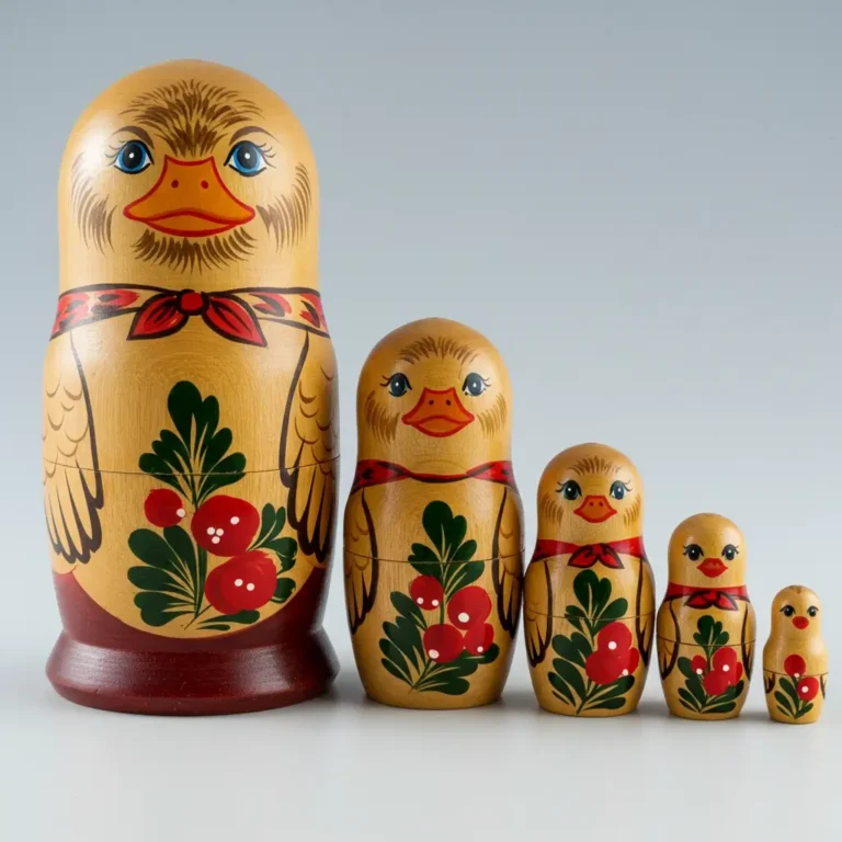 Animal Pattern Nesting Dolls